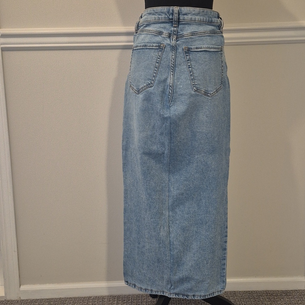 JOE FRESH Custom Denim Jean Maxi skirt - 27 - Picture 2 of 9